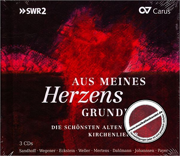 Titelbild für CARUS 83015 - AUS MEINES HERZENS GRUNDE