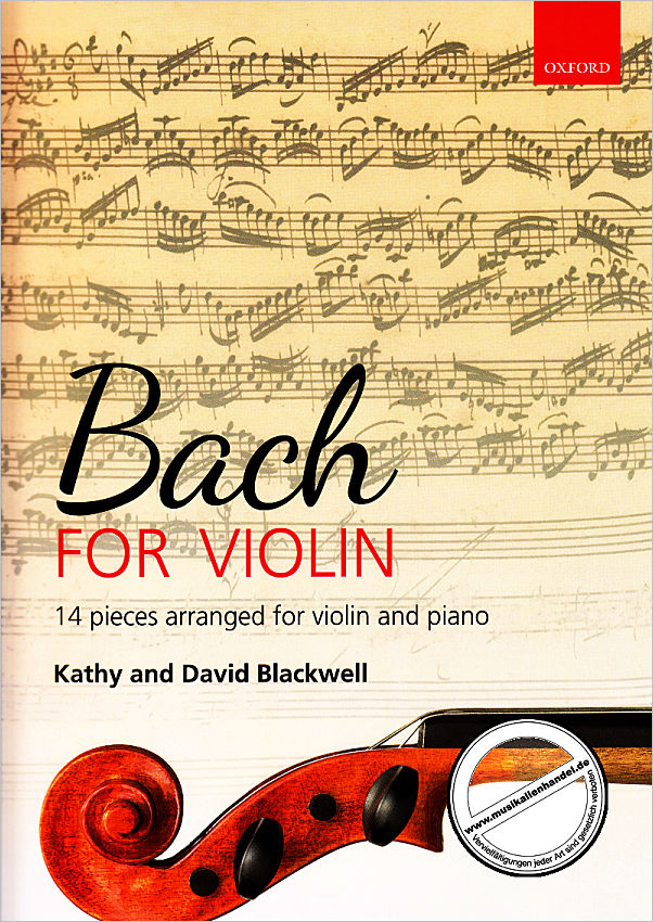 Titelbild für 978-0-19-351901-5 - Bach for Violin