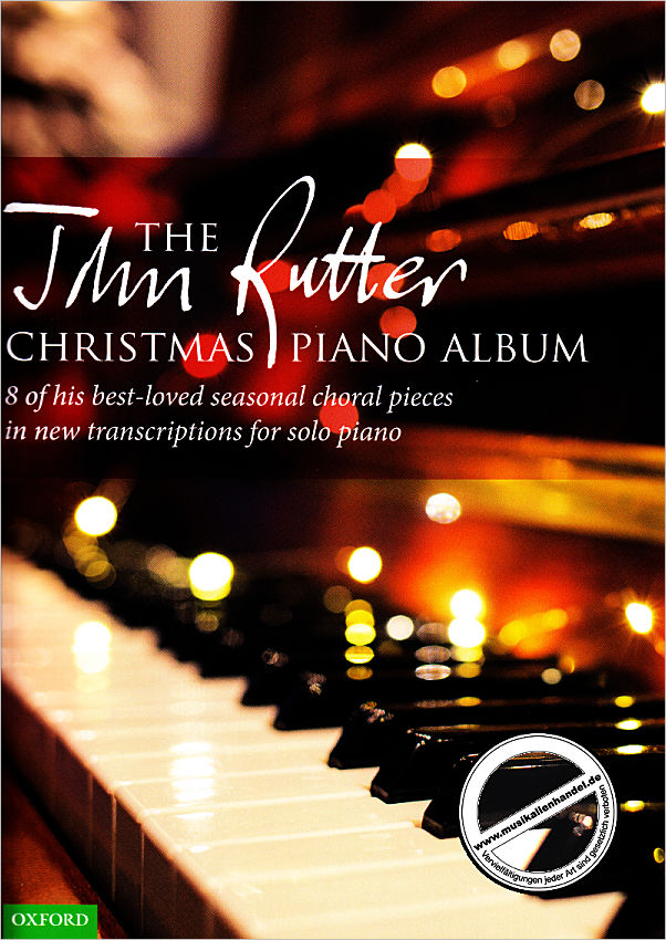 Titelbild für 978-0-19-354748-3 - The John Rutter christmas piano album