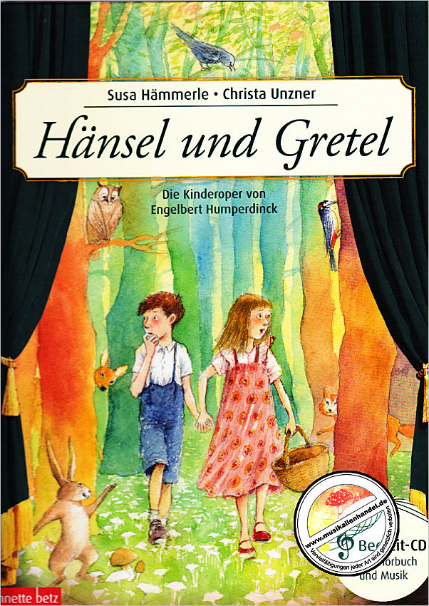 Titelbild für 978-3-219-11803-2 - Hänsel und Gretel | Musikalisches Bilderbuch mit CD