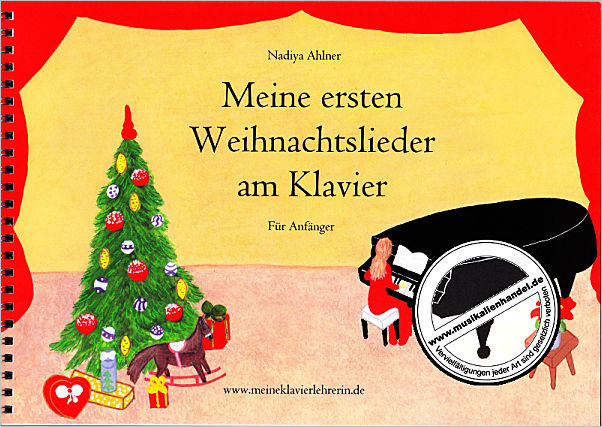 Titelbild für 978-3-948129-00-2 - Meine ersten Weihnachtslieder am Klavier