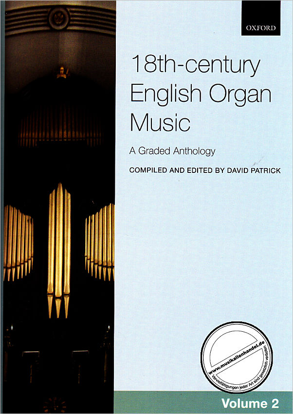 Titelbild für 978-0-19-338916-8 - 18TH CENTURY ENGLISH ORGAN MUSIC 2
