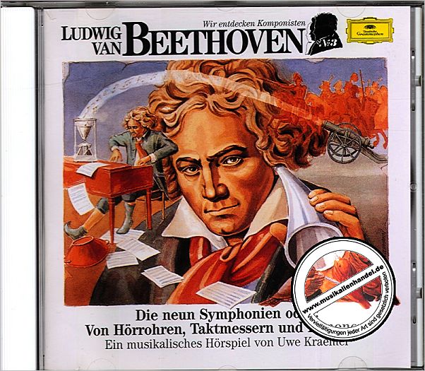 Titelbild für 9783829104357 - Wir entdecken Komponisten; Audio-CDs; Ludwig van Beethoven, 1 Audio-CD