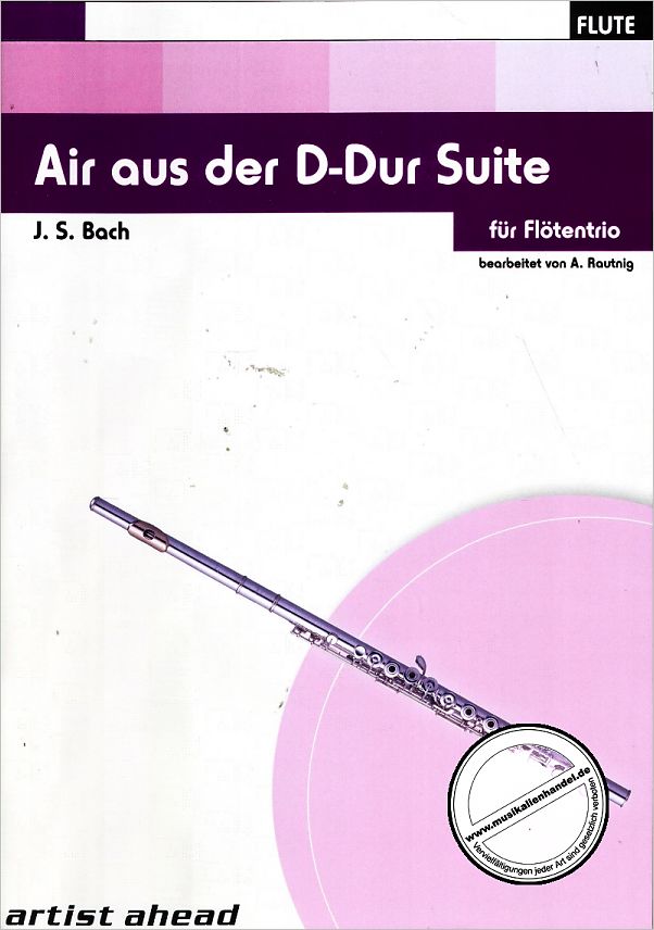 Titelbild für AA 0303-001 - AIR (ORCHESTERSUITE 3 D-DUR BWV 1068)