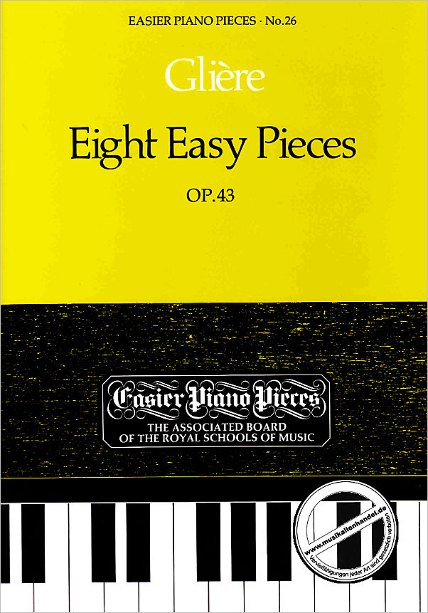 Titelbild für ABRSM 2690 - 8 EASY PIANO PIECES