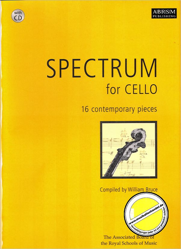 Titelbild für ABRSM 3730 - SPECTRUM FOR CELLO