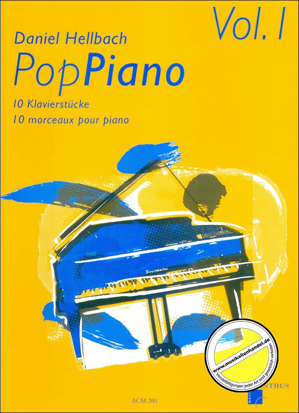 Titelbild für ACM 201 - POP PIANO 1 - 10 KLAVIERSTUECKE