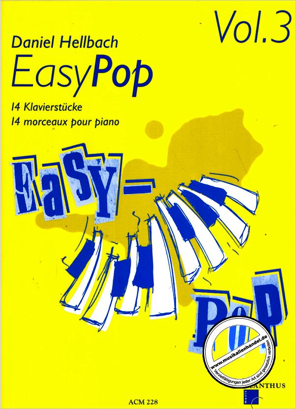 Titelbild für ACM 228 - EASY POP 3 - 14 KLAVIERSTUECKE