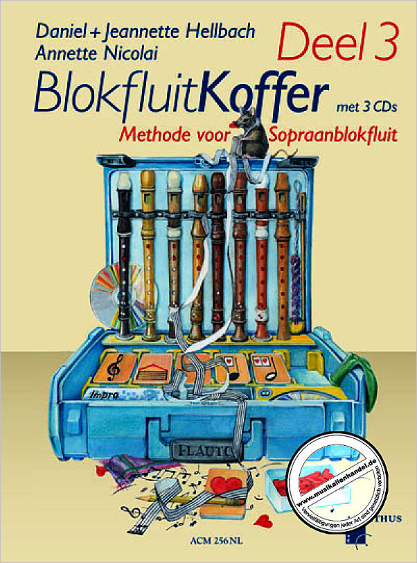 Titelbild für ACM 256-NL - BLOKFLUITKOFFER 3
