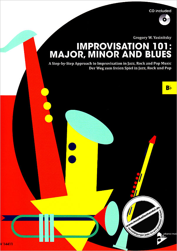 Titelbild für ADV 14411 - IMPROVISATION 101 - MAJOR MINOR AND BLUES