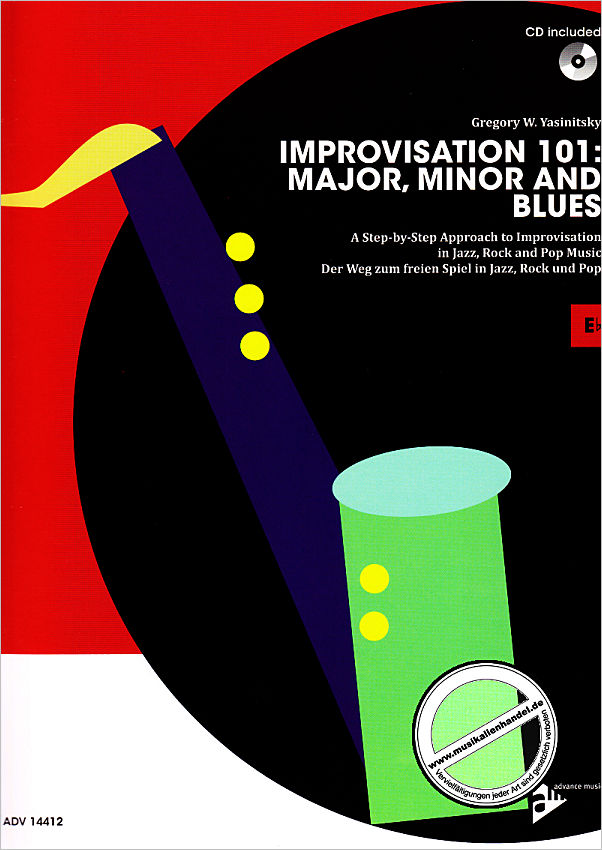 Titelbild für ADV 14412 - IMPROVISATION 101 - MAJOR MINOR AND BLUES