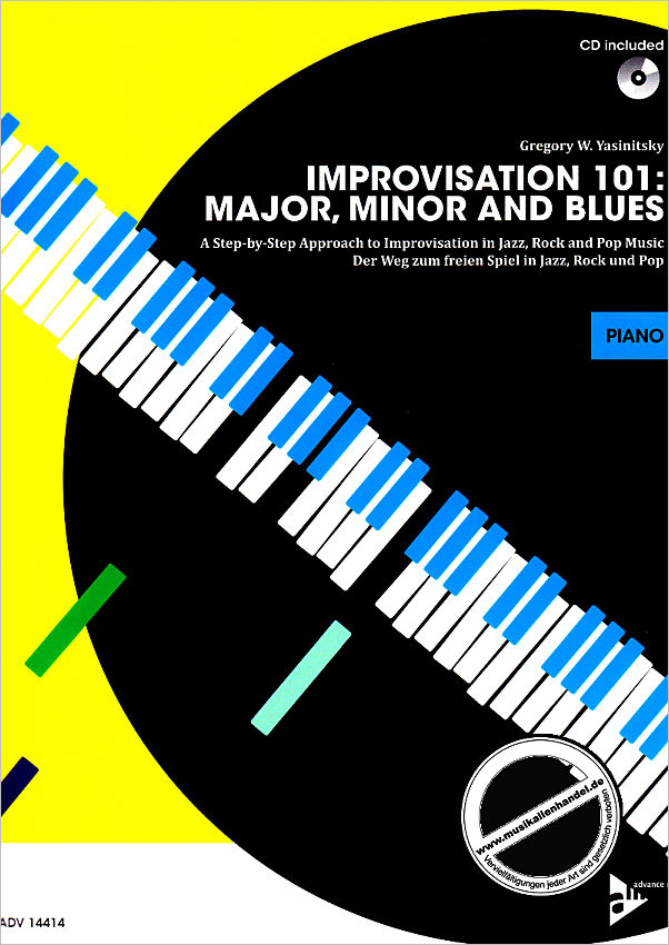 Titelbild für ADV 14414 - IMPROVISATION 101 - MAJOR MINOR AND BLUES