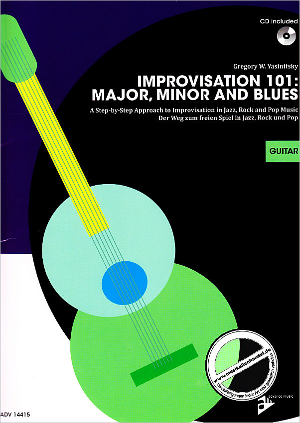 Titelbild für ADV 14415 - IMPROVISATION 101 - MAJOR MINOR AND BLUES