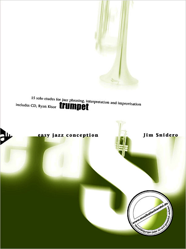 Titelbild für ADV 14762 - EASY JAZZ CONCEPTION FOR TRUMPET