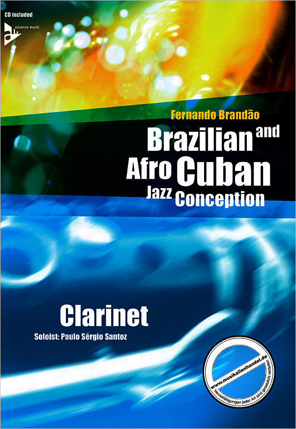 Titelbild für ADV 14845 - BRAZILIAN + AFRO CUBAN JAZZ CONCEPTION FOR CLARINET