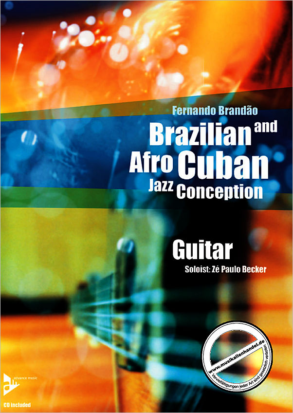 Titelbild für ADV 14846 - BRAZILIAN + AFRO CUBAN JAZZ CONCEPTION FOR GUITAR
