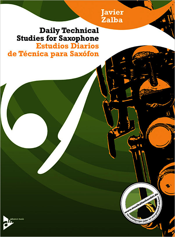 Titelbild für ADV 7151 - DAILY TECHNICAL STUDIES FOR SAXOPHONE