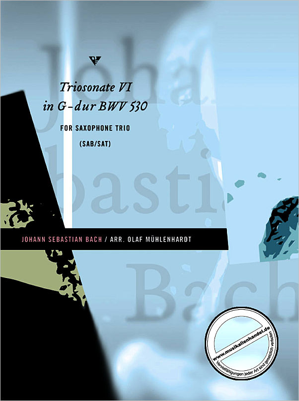 Titelbild für ADV 7707 - TRIOSONATE 6 G-DUR BWV 530