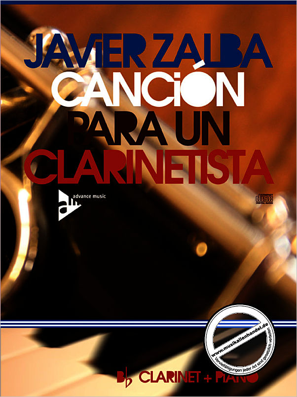 Titelbild für ADV 8106 - CANCION PARA UN CLARINETISTA