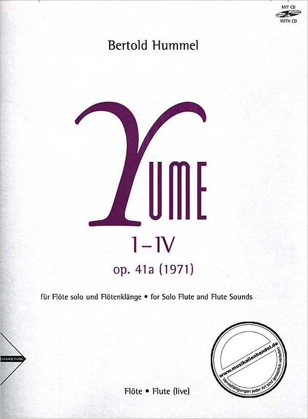Titelbild für ADV 8501 - YUME 1-4 OP 41A (1971)
