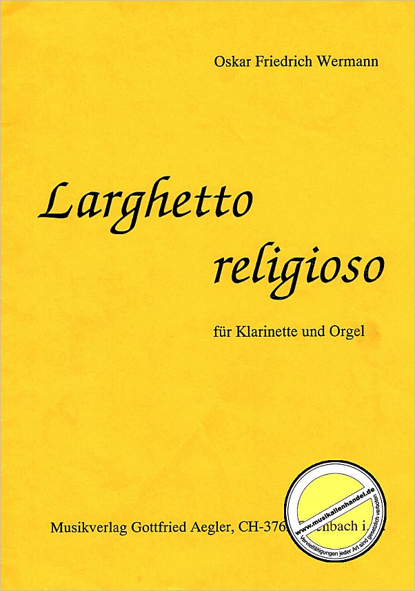 Titelbild für AEGLER 800 - LARGHETTO RELIGIOSO