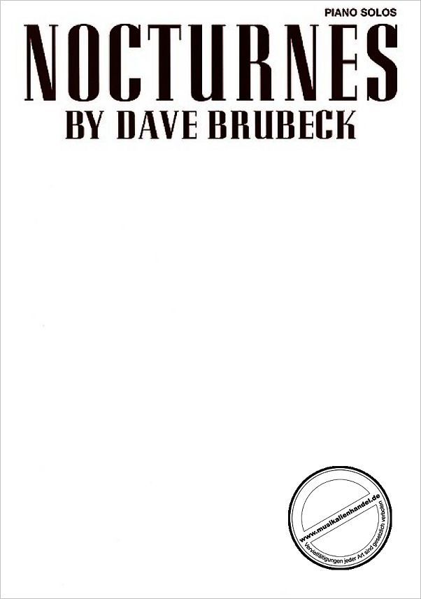 Titelbild für AF 9747 - NOCTURNES