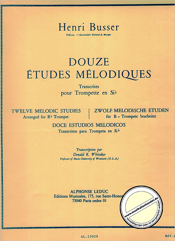 Titelbild für AL 14981 - 12 VOCALISES ETUDES MELODIQUES
