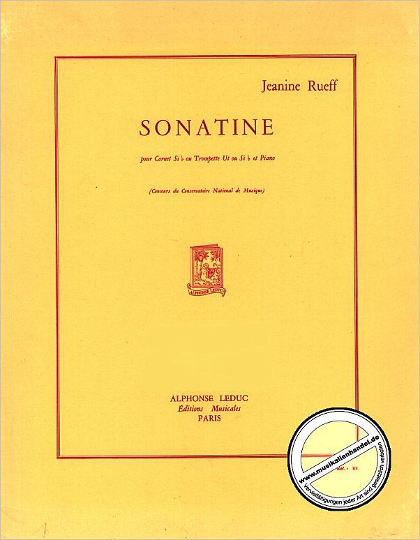 Titelbild für AL 21815 - SONATINE