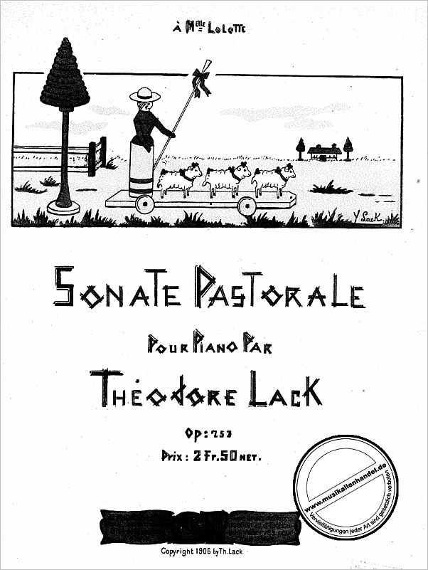 Titelbild für AL 13608 - SONATE PASTORALE OP 253
