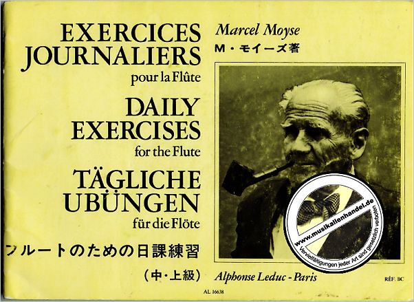 Titelbild für AL 16638 - EXERCICES JOURNALIERS