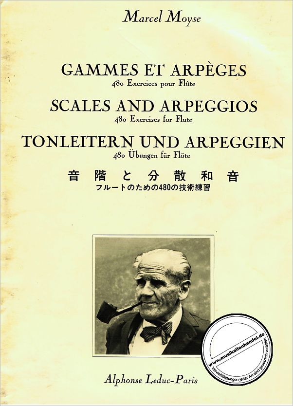 Titelbild für AL 18165 - GAMMES ET ARPEGES - 480 EXERCISES POUR FLUTE