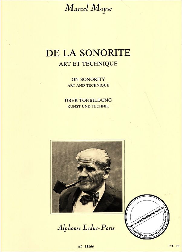 Titelbild für AL 18166 - DE LA SONORITE