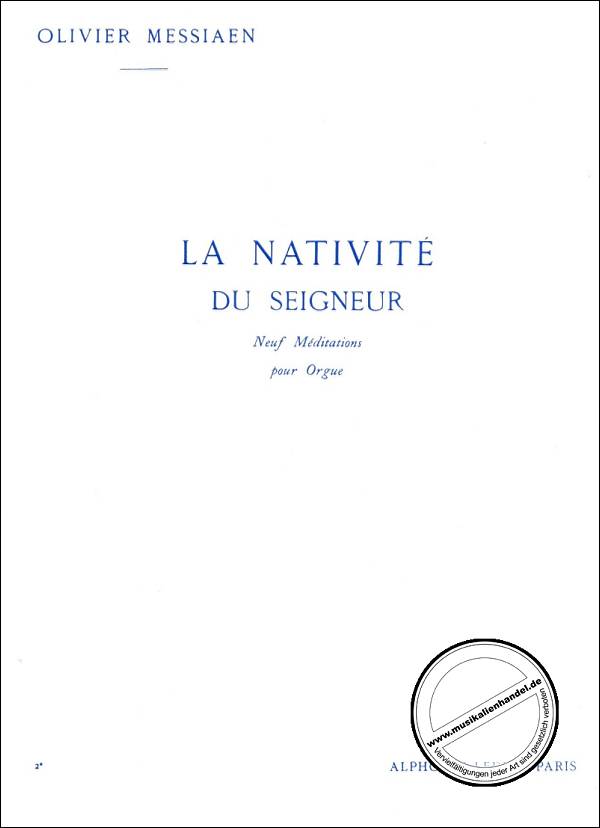 Titelbild für AL 19269 - LA NATIVITE DU SEIGNEUR 2