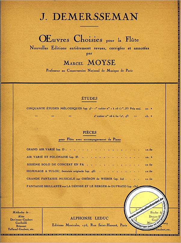 Titelbild für AL 19486 - GRANDE FANTAISIE DE CONCERT SUR OBERON DE WEBER