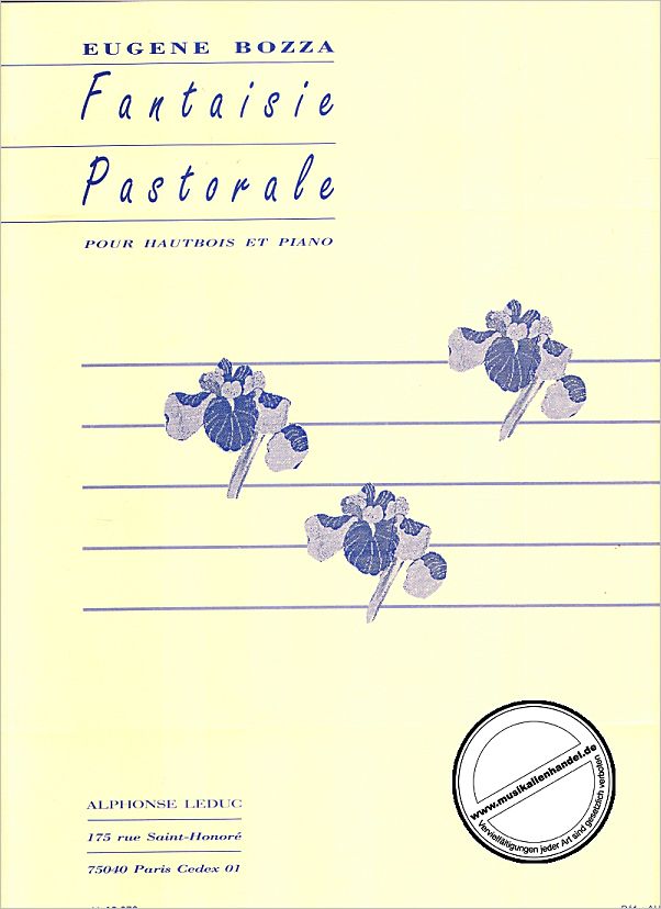 Titelbild für AL 19878 - FANTASIE PASTORALE