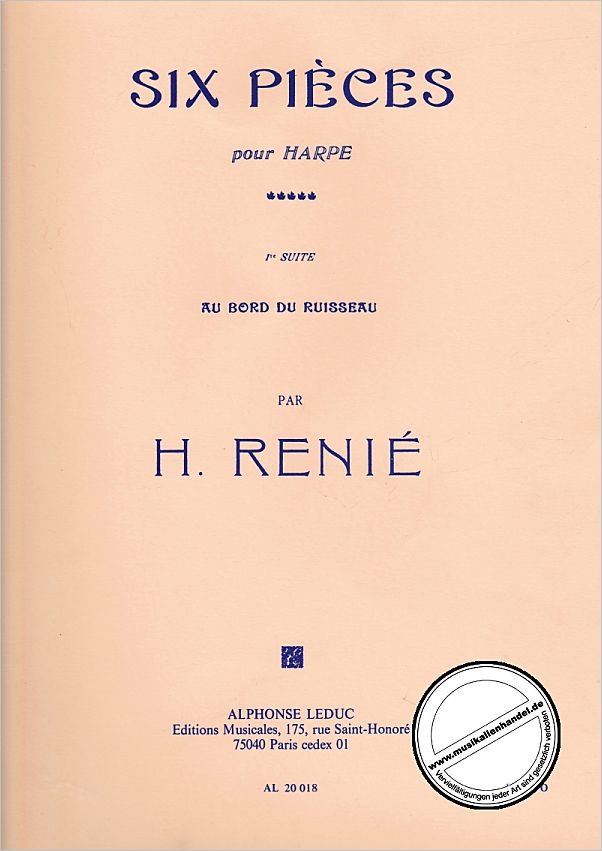 Titelbild für AL 20018 - AU BORD DE RUISSEAU