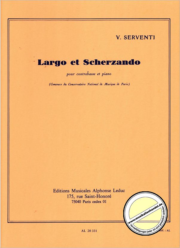 Titelbild für AL 20331 - LARGO + SCHERZANDO