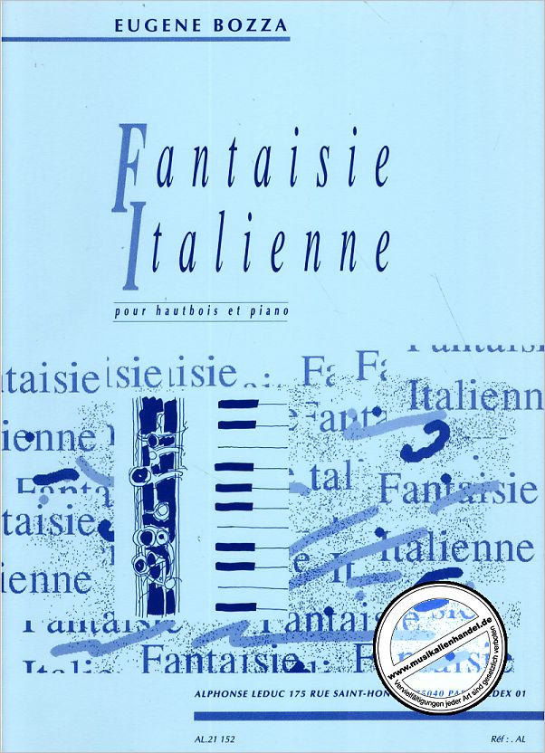 Titelbild für AL 21152 - FANTAISIE ITALIENNE