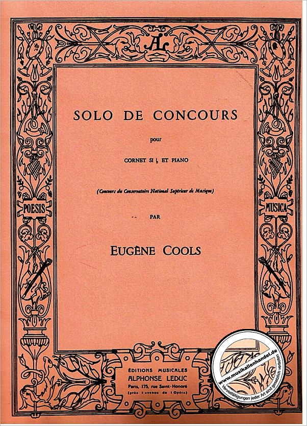 Titelbild für AL 21999 - SOLO DE CONCOURS