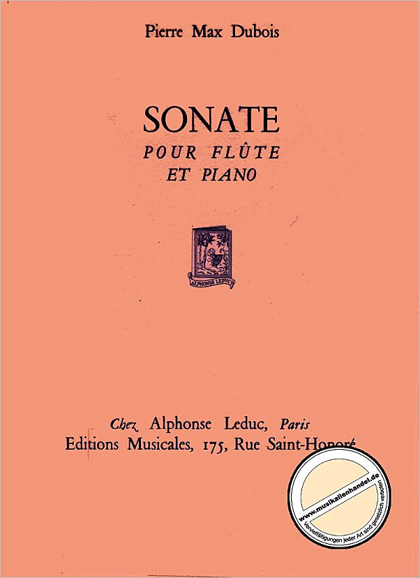 Titelbild für AL 22795 - SONATE