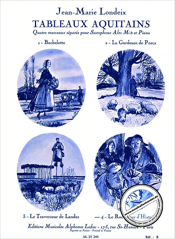 Titelbild für AL 25244 - LA GARDEUSE DE PORCS (TABLEAUX