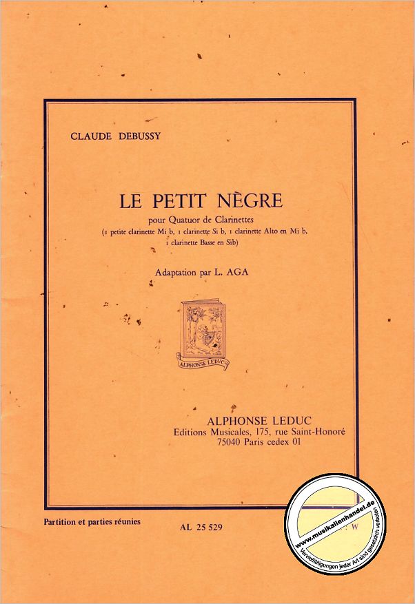 Titelbild für AL 25529 - LE PETIT NEGRE