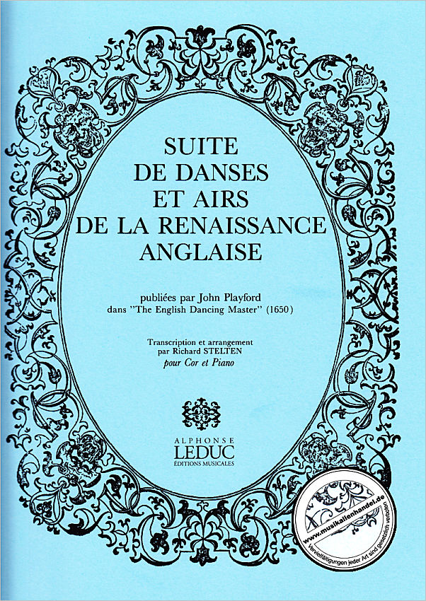 Titelbild für AL 26241 - SUITE DE DANSE + AIR DE LA RENAISSANCE