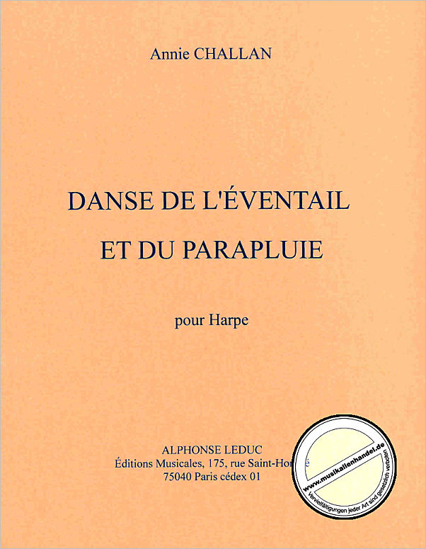 Titelbild für AL 26288 - DANSE DE L'EVENTAIL ET DU PARAPLUIE