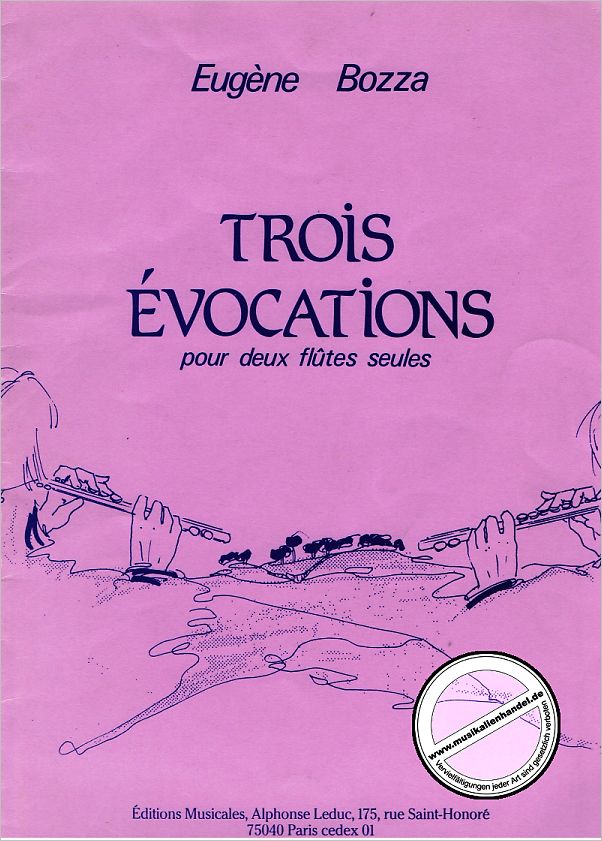 Titelbild für AL 27401 - 3 EVOCATIONS (TROIS)
