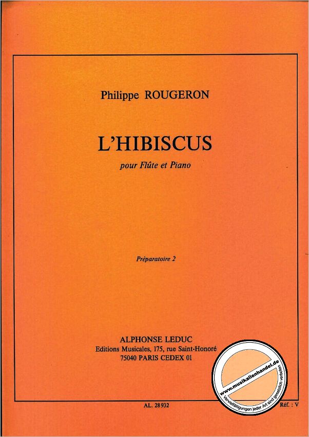 Titelbild für AL 28932 - L'HIBISCUS