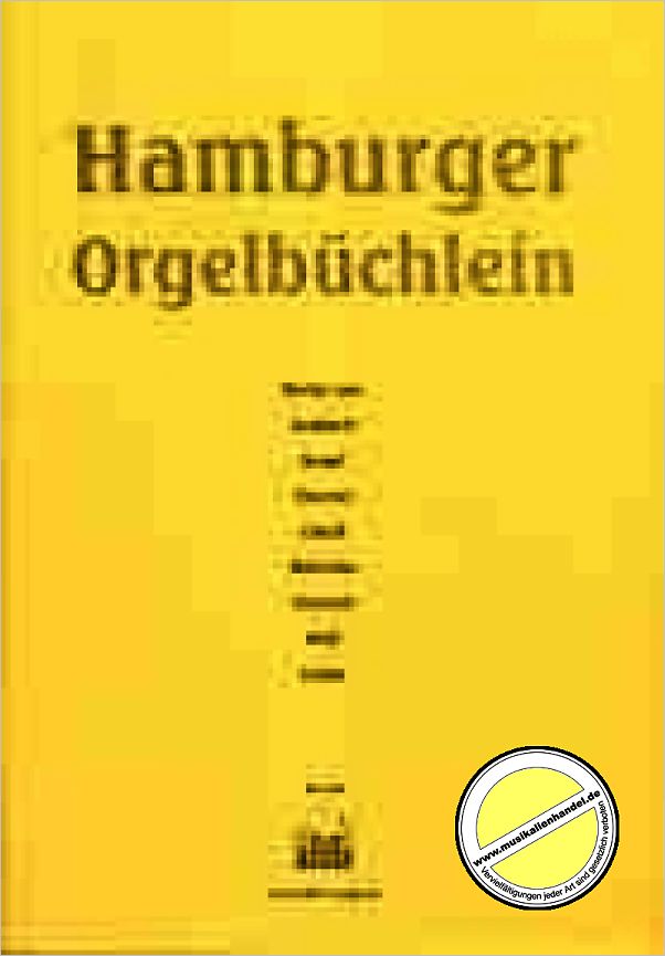 Titelbild für ALBIS 109 - HAMBURGER ORGELBUECHLEIN