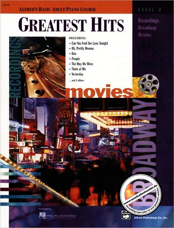 Titelbild für ALF 16506 - GREATEST HITS 2 RECORDINGS BROADWAY MOVIES