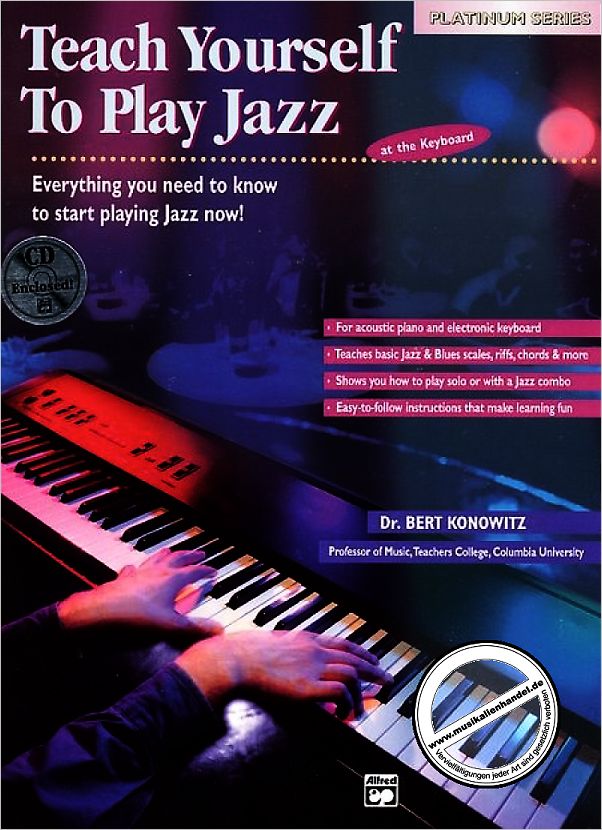 Titelbild für ALF 17237 - TEACH YOURSELF TO PLAY JAZZ