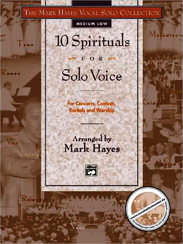 Titelbild für ALF 17959 - 10 SPIRITUALS FOR SOLO VOICE 1 - MEDIUM LOW